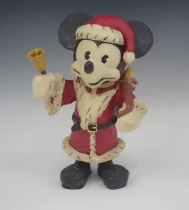 NEW DISNEY SANTA MICKEY SCULPTURE ANTIQUE REPLICA VINTAGE HOLIDAY 9" - Picture 1 of 5
