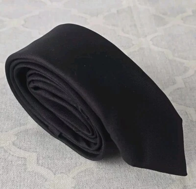 GIVENCHY Made In Italy NEW MEN'S BLACK NECK TIE - Image 1 of 4