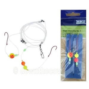 Zebco Magic Shore Rig 4 - 2 x Size 1/0 Hooks - Boat or Surf Fishing TRACKED POST - Picture 1 of 1