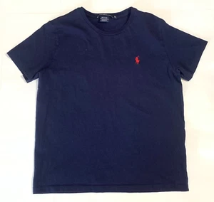 Ralph Lauren Navy Blue T-Shirt Shirt Short Sleeve Sport Boys Girls Top Size XL - Picture 1 of 6
