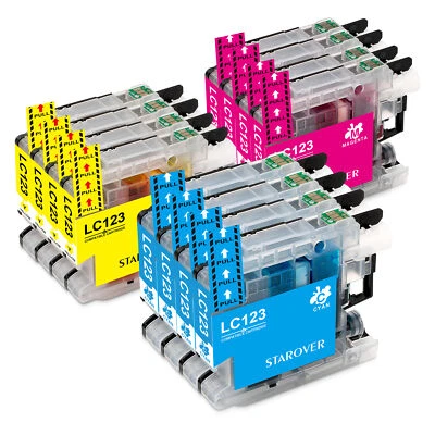 Druckerpatronen Kompatibel Brother LC123 XL MFC-J4410DW DCP-J4110DW MFC-J6520DW. - Bild 1 von 4