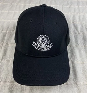 South Hills West Covina Country Club SH Mütze Herren Large/XL flexible Passform schwarz Kappe - Bild 1 von 11