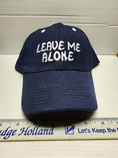 Leave Me Alone Strapback Hat New No Tags Factory Fold