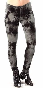 Neu ohne Etikett Nikita Summit DAMENJEANS 58 $ 27 x 34 schwarz Marmor Stretch-Bein Logo - Bild 1 von 4