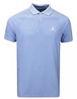 Men's Nike Jordan Dri-Fit Adv Sport Golf Polo Shirt Dz0548-425 Blue Size Medium