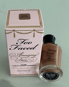 Too Faced Amazing Face Oil-Free Close-Up Coverage Foundation WARM COCOA-NEW,BOX - Picture 1 of 1