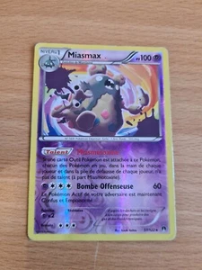 Carte Pokemon miasmax 57/122 XY9 Rupture Turbo FR rare REVERSE - Imagen 1 de 7