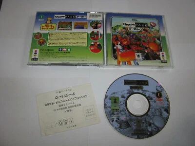 Theme Park 3DO Japan import + registration card US Seller - Image 1 of 4