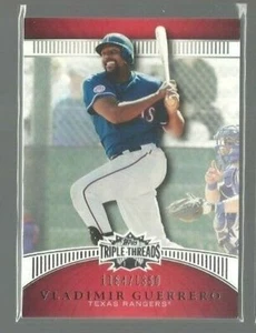 2010 Topps Triple Threads #84 Vladimir Guerrero 1164/1350 (ref 91231) - Picture 1 of 1