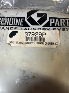 OEM Alliance Speed Queen Waschmaschine Timer Teil # 37929P #h.10F1 - Bild 1 von 1