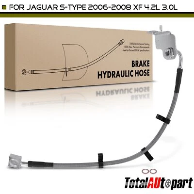 Manguera hidráulica de freno para conductor delantero izquierdo Jaguar S-Type 2006-2008 XF 3,0 L 4,2 L Foto 1 de 4