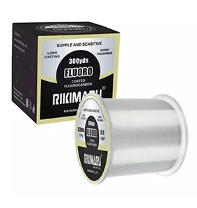 Fluoro Fishing Line 100% Soft Fluorocarbon Coated Fishing Line RIKIMARU - Picture 1 of 2