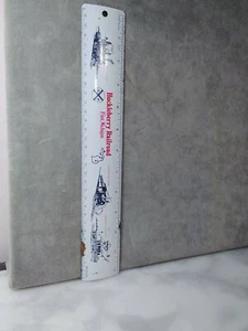 huckleberry railroad ruler vintage advertisements flint Michigan  - Picture 1 of 5