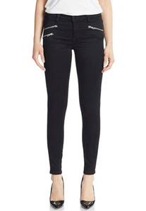 NEW JOE'S Rocker Skinny Zip Pockets MidRise Ankle Jeans Size 26 IDINA Blue-black - Picture 1 of 12