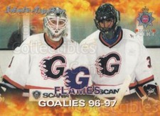 1996-97 UK British Elite Guildford Flames #23 John Wolfe, Brad Kirkwood