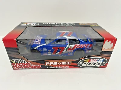 2000 Racing Champions NASCAR #77 Robert Pressley 1:24 Jasper Diecast Car - Image 1 of 3