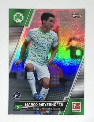 2021-22 Topps Bundesliga Silver Foil #85 Marco Meyerhofer RC /75 Rookie Furth - Image 1 of 3
