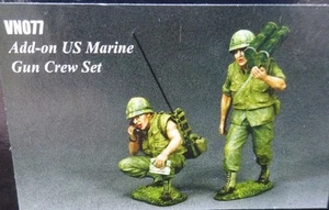 king &country 54mm VN077 U.S. Marine add on gun crew set 2 figs 2019 MIB oop - Bild 1 von 3