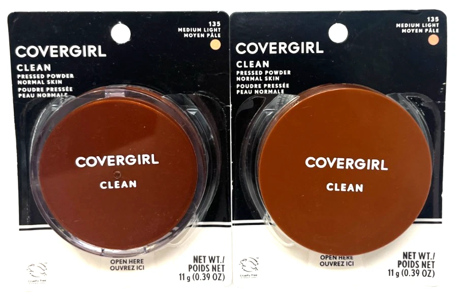 COVERGIRL Clean Pressed Powder 135 Medium Light B21
