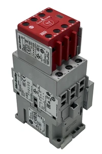 ALLEN-BRADLEY 100S-C37EJ14BC Ser C GUARDMASTER CONTACTOR 37A 600V 24VDC Coil 4P - Picture 1 of 5