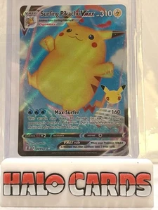 PACK FRESH Surfing Pikachu VMAX 009/025 Celebrations Holo J - Picture 1 of 2