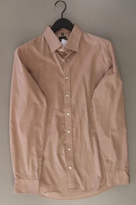 ✨ Olymp camicetta per uomo taglia Hemdgröße 42, L, 52 marrone di cotone ✨ - Immagine 1 di 4