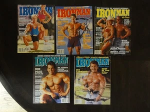 5 Issues Ironman Fitness Vintage Magazine 1989 - 1990 - Bild 1 von 5