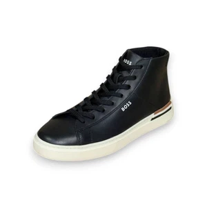 Boss Clint_Hito_ltt Herren Schwarz Sneaker Schuhe US 6 (UK 5 EU 39) UVP $ 230 - Bild 1 von 4