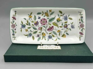 Minton Haddon Hall Green Edge - Bandeja para sándwiches de 11" de largo - Imagen 1 de 2