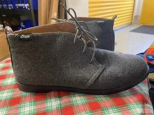 Botín Bass Flex Step “Elyse” Gris Tela Superior Con Cordones Tobillo Suela Genuina 11M - Imagen 1 de 11