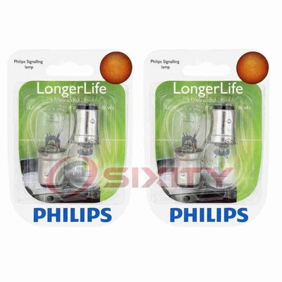 2 pc Philips Tail Light Bulbs for Honda Accord Prelude 1992-1996 Electrical xb - Image 1 of 4