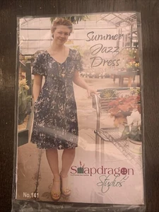 Snapdragon 141 Ladies Jazz Dress Sewing Pattern New Size S to XL - Picture 1 of 1