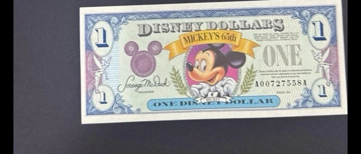 1993 Disney Dollar for sale | eBay
