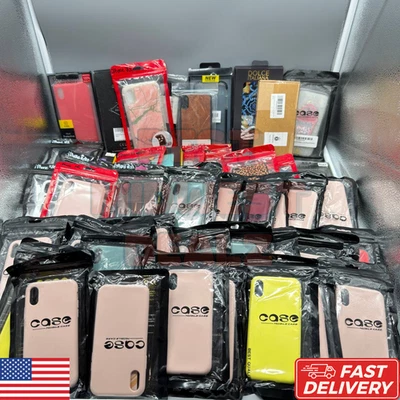 Wholesale 50 iPhone X/XS & XR Cases + ~15 Bonus | New | As Pictured L3 - Image 1 of 4