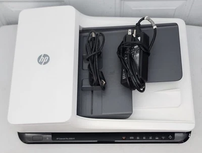 HP ScanJet Pro 2500 F1 Flatbed Document Scanner - White - Image 1 of 4