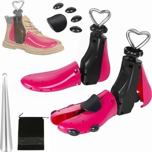 ✅2X Estensore Scarpe Donna Uomo Professionale Stivaletto Elastico Larghezza Regolabile Lunghezza - Foto 1 di 7