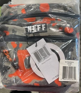NEFF Camo Orange Fanny Pack - Hip Waist Bag - Streetwear - New with Tags - Picture 1 of 5