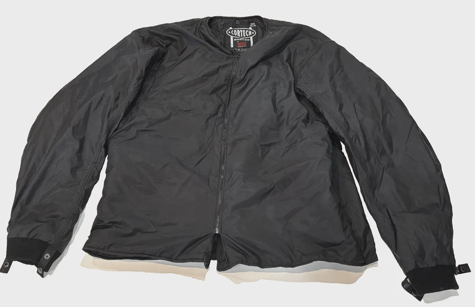 Chaqueta de motocicleta Cortech 3XL negra forro cremallera completa Tour Master Riding Gear para hombre Foto 1 de 4