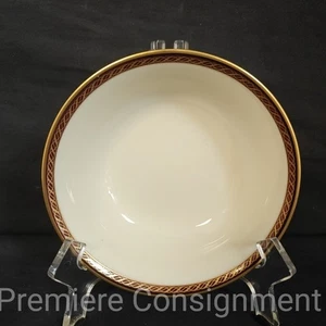 Lenox China Monroe con bordo dorato insalata/dessert/frutta individuale 5,75 pollici Ciotola(e) - Foto 1 di 9