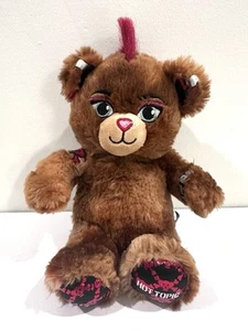Costruisci un Orso Hot Topic Furry N’ Fierce | Piercing Peluche Tatuato Mohawk Rosso 8” - Foto 1 di 6
