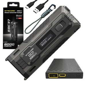Nitecore EDC37 + NB10000 Combo: Ultimate Tactical EDC Flashlight– 8,000 Lumens - Picture 1 of 11
