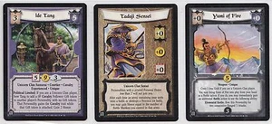L5R - Lot of 3 cards - Rare - Legend of The Five Rings - Picture 1 of 1