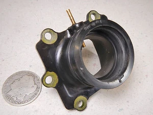 97 ARCTIC CAT ZRT600 TRIPLE CARBURETOR INTAKE TUBE BOOT FLANGE MANIFOLD - Picture 1 of 10