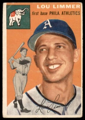 1954 Topps #232 Lou Limmer RC Philadelphia Athletics   VG/EX - Image 1 of 2