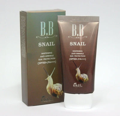 [Ekel] Snail BB Cream 50ml / Blemish Balm, Whitening, Anti-Wrinkle  SPF50+ PA+++ - Image 1 of 3