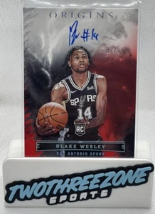 2022-23 Panini Origins Rookie Autograph Blake Wesley RC #RA-BWS /99 - Picture 1 of 8