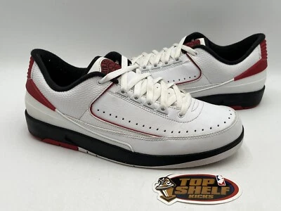 Air Jordan 2 Low Chicago 2016 Size 10.5 Used Rare Retro Authentic White Black MJ - Image 1 of 4