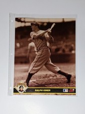 1990 MLB Line Drive HOF Ralph Kiner 8x10 Action Color Photo - Pirates