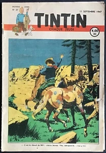 TINTIN Édition belge n°37 du 11 septembre 1947 État correct - Bild 1 von 6