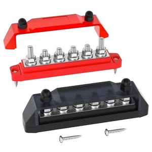 Electric Power Distribution Block Bus Bar Terminal Stud Positive Boat Automotive - Picture 1 of 12